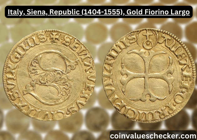 Italy, Siena, Republic (1404-1555), Gold Fiorino Largo