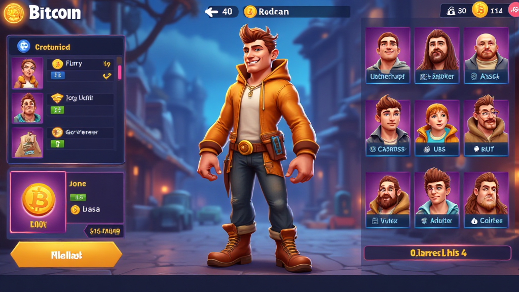 Bitcoin character customization suites