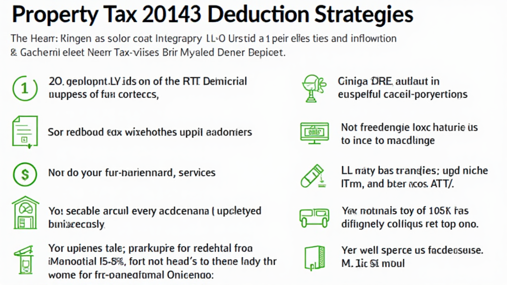 property tax deduction strategies